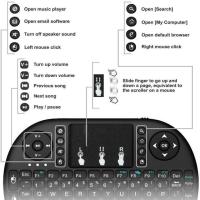 GAMINJA I8 Mini Teclado Portátil Con Control Remoto Y Mouse Inalámbrico 2.4G Con Touchpad Para Android TV Box PC Smart TV - details 1