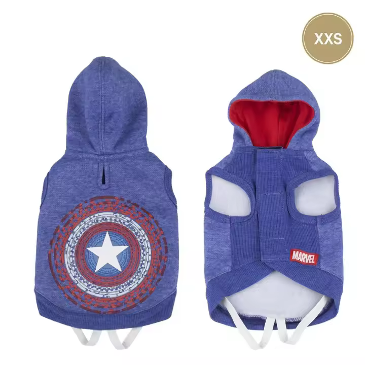 CERDÁ LIFE'S LITTLE MOMENTS Sudadera para Perros Marvel Talla XXS - Estilo y Comodidad en Cada Movimiento - 1