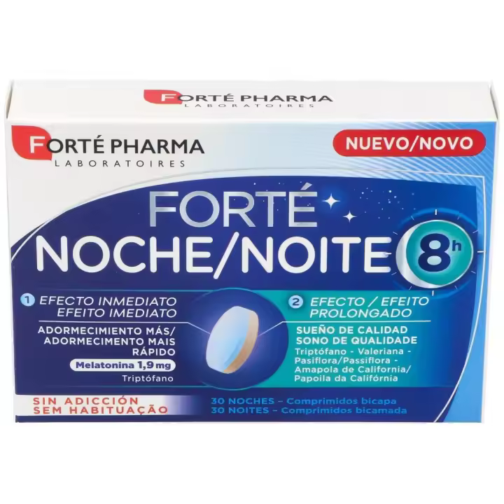 Forté Noche 8 H Adormecimiento Más Rápido 30 Comprimidos - 1