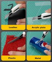 Deli Hojas De Cuchillo De Acero SK4 Para El Hogar Y La Escuela Suministros De Arte Y Manualidades Caja De Papel Herramienta De Corte 18mm Pack De 50/100 - details 9