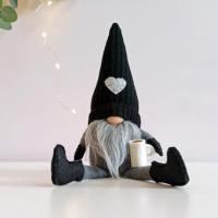 Muñeco De Terciopelo Sin Caras Gnomos Del Café Decoración Navideña Para Casa Muñeco De Knit Gnomos Del Café Ornamento De Feria Moderno Para Dormitorio Y Cocina - details 0