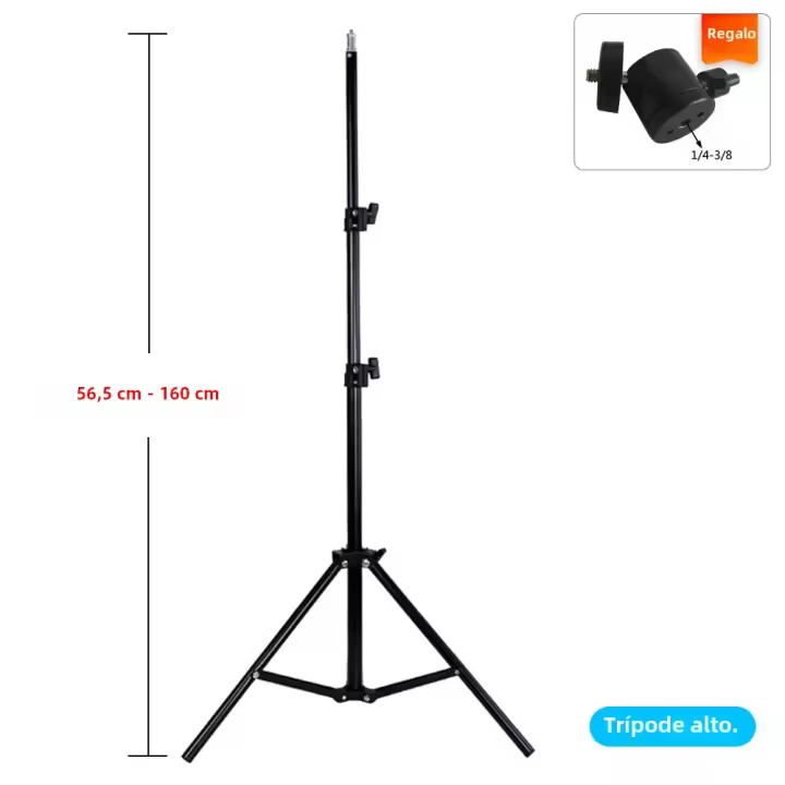 Soporte De Proyector Y Trípode Portátil Extensible De 110-160cm Para Laptop DSLR Cámara Accesorios Montaje Cabeza Sobre Para Exteriores - 1