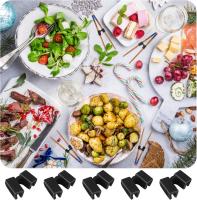 5 Pieces Reusable Chopsticks Helpers Training Chopstick Hinges Connector Easy Chopstick Trainers for Adults, Beginner, or Learner (Black) - details 4