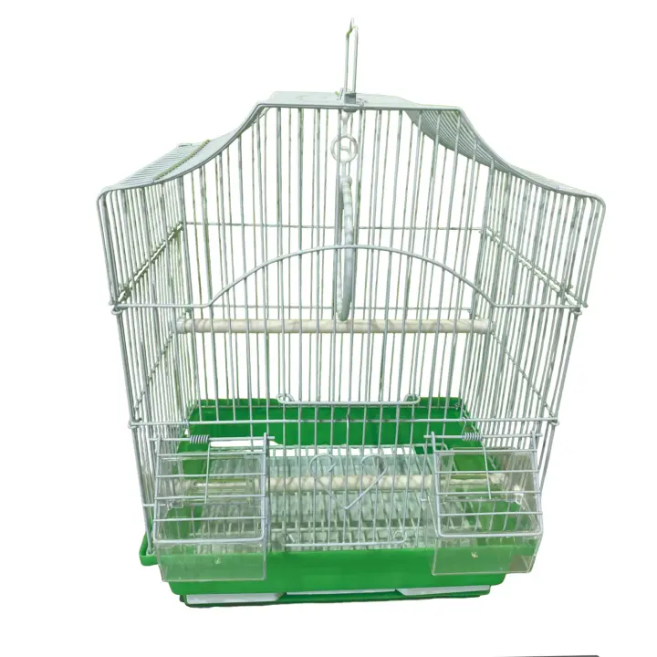 MOLY Jaula para Periquitos y Canarios Desmontable con Columpio y Bandeja Extraíble - 1