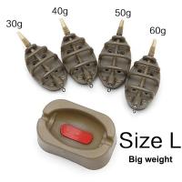 Juego De Molde Para Lanzador De Señuelos De Pesca En Río Exterior Herramienta De Alimentador De Señuelos Para Carpas 1PC/4PCS Plástico Origen China - details 6