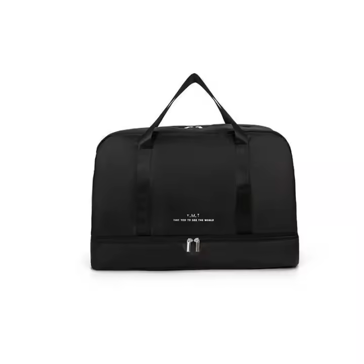 Bolsa De Viaje Impermeable Para Mujer With Bolsillo Para Maletero Y Manilla De Carrocería Tote De Gimnasio De Weekender Portátil De Un Día - 1