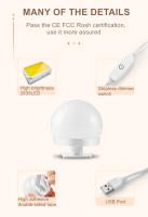 Luz De Espejo De Maquillaje LED Para Mesa De Vestir Iluminación USB 12V Dimmer Panel De Pared Para Baño Regalo Para Mujeres - details 5