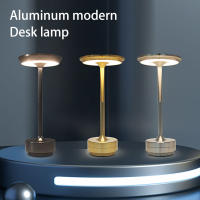 Lámpara De Escritorio LED Recargable Retro Con Toque USB Iluminación Ajustable Para Restaurante Bar Atmosfera Portátil - details 2