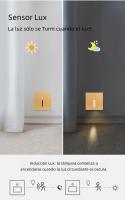 Lámpara De Pared Revestida LED Con Sensor PIR Para Pasillos Escaleras Y Estepes Iluminación Moderna Interior Para El Hogar - details 3