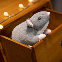 Peluche De Rata De Tela Suave Realista Gris Juguete De Almohada De Ratón Divertido Regalo De Cumpleaños Y Navidad Para Todas Las Edades - details 13