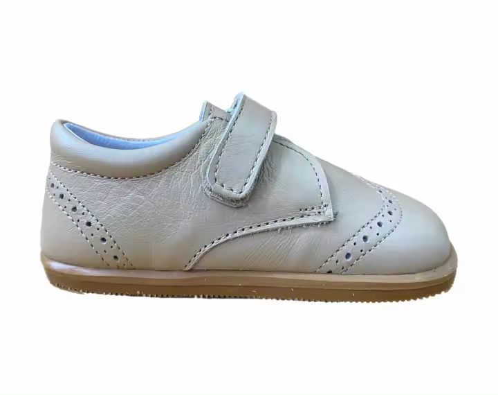 Zapatos de Vestir Niño Crios Blanditos de Crío's LEO Piel Beige - 1