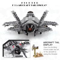 Bloques De Construcción Militar F35 Lightning II Avión Juguetes Para Niños Modelos Para Niños De 3 a 12+ Años Regalos - details 3