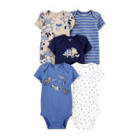 Ropa para niños, novedad de verano, mono triangular de manga corta para bebés, ropa para gatear, mono de bebé de cinco piezas - details 27