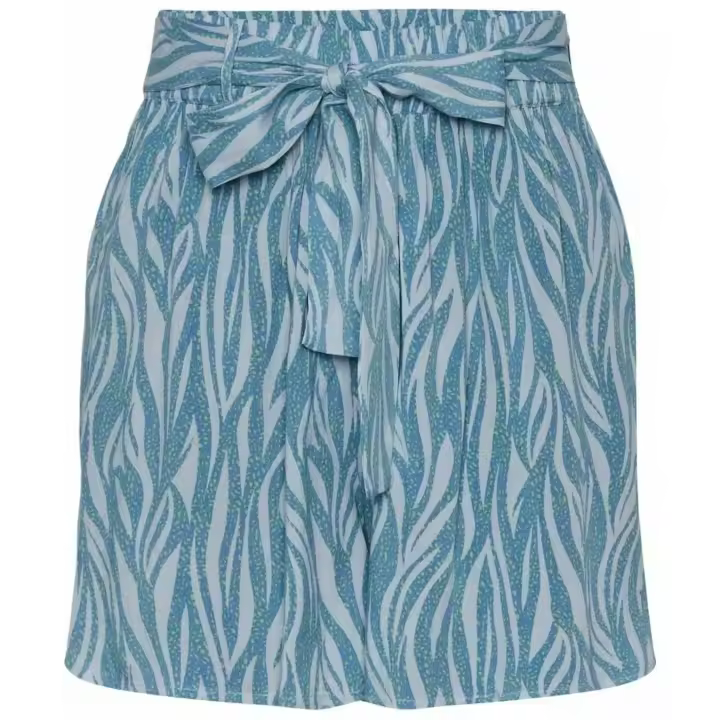 Pantalon Corto Pieces  para mujer en color azul - 1