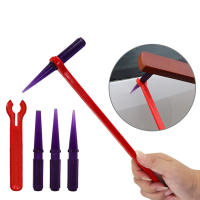 Herramienta De Reparación De Aros De Coche DIY Fijación De Plásticos Con Cabezas De Martillo Pen De Bajada Facil Instalación Reparación De Choques Automotrices - details 1