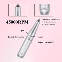 Máquina De Uñas Eléctrica Recargable Profesional 45000RPM Portátil Para Archivar Uñas De Acrílico Y Gel Eliminación De Uñas Postizas - details 4