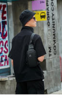 Bolsa De Pecho Para Hombre Moda 2023 Small Male Crossbody En Tela Oxford Japonesa Bolsa De Hombro Diseñadora Para Viaje Deportes - details 7