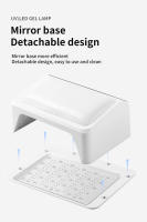 Lámpara LED UV 2-en-1 Con Almohadilla De Descanso Para Manos Para Pólvora De Gel 72W Secador De Uñas Con 4 Tiempos Para Uso En Salón O Hogar - details 9