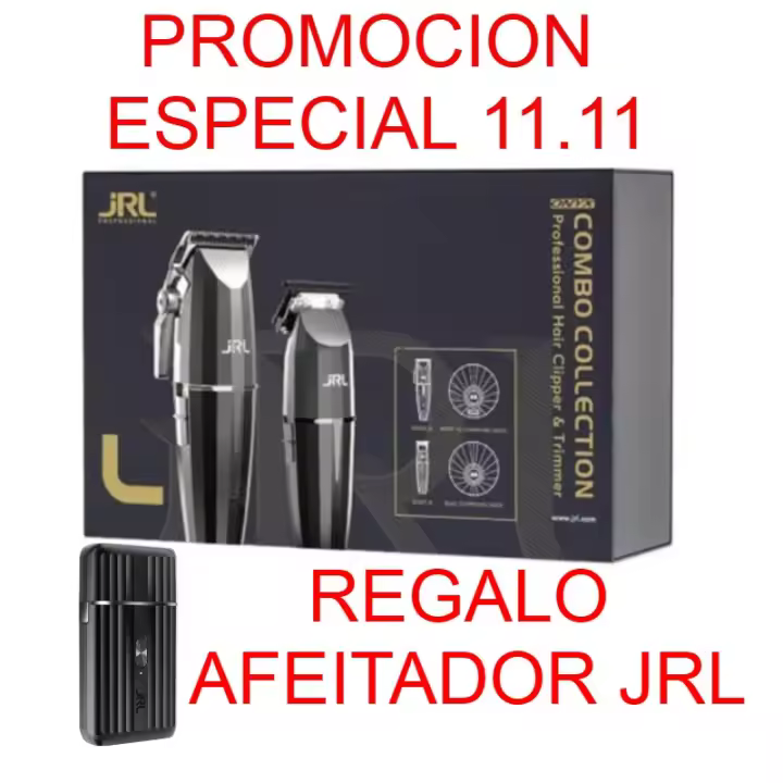 JRL - PROMO ESPECIAL 11.11 COMBO ONYX CLIPPER + TIRMMER  + AFEITADOR  ,MÁQUINA DE CORTE ONYX 2020C-B CON BASE DE CARGA + MÁQUINA DE TRIMMER ONYX 2020T-B CON BASE DE CARGA+ REGALO AFEITADOR   Onyx SH2301 Pro Afeitadora Profesional 8000rpm Afeitadora Shaver - 1