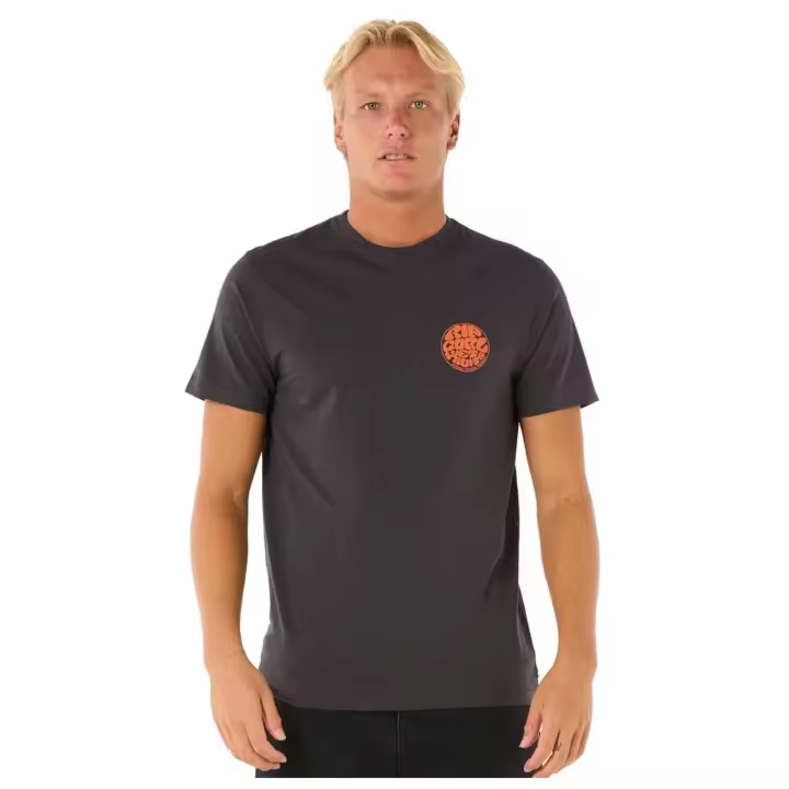 Camiseta de Manga Corta Rip Curl Front Wettie para hombre en color negro - 1