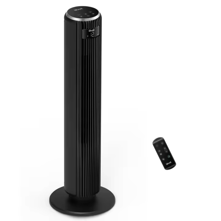 Ventilador de Torre Levoit TempSense 36 DC Vortexair Technology (26W) , Smart, Mando a distancia con 12 velocidades, nivel bajo de ruido 20dB. - 1