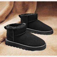 Botas De Invierno Elegantes Para Mujer Botas De Rodilla Y Tobillo Con Diseño De Luna Botas De Cuero Artificial Suela De Goma Talla Verdadera Para Adultos - details 18