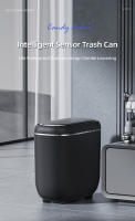 Basurero Inteligente Automático 14L Para Baño Con Sensor Largo Delgado Y Cubierta a Prueba De Agua Bin De Basura Recargable Para El Hogar - details 3