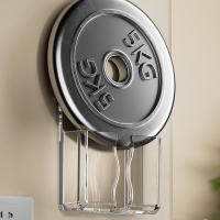Soporte De Pared Para Control Remoto Universal Soporte De Carga Para Teléfono Y Control De Aire Acondicionado Montaje En Pared Organizador De Almacenamiento Para Artículos Domésticos - details 3