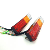 Luz De Caucho 12V Para Coche Par De Luces Traseras LED Indicador De Freno Y Señal De Giro Para Camión Y Remolque Material ABS - details 8