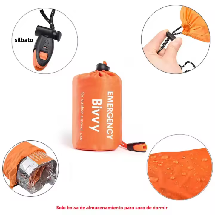Bolsa De Descanso Impermeable Para Camping Y Emergencias De Exterior Equipamiento De Reemplazo Para Herramientas De Sobrevivencia GIYO - 1