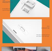 Teclado Mecánico De Juego Aigo GD110 110 Teclas Con Switch Rojo Y Cable USB Tipo-c Teclado Gamer Recargable Sin Retroiluminación - details 20