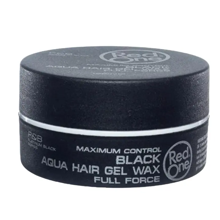 RED ONE Cera para cabello - Aqua Hair Wax BLACK 150 ml - 1