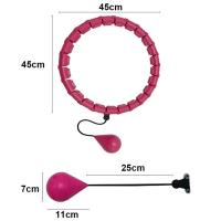 Anillos De Ejercicio Ajustables Para Adultos Con Cordones Desmontables Y Pesas Para Pérdida De Peso Tamaño plus 2 En 1 Para Entrenamiento Cardio Muscular En La Cintura - details 1