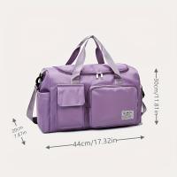 Bolsa de viaje de corta distancia de gran capacidad para mujer, con separación de ropa seca y húmeda. - details 2