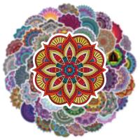 50PCS Pegatinas De Motocicleta Impermeables De 50PCS Con Diseño De Mandalas Graffiti Para Casco Y Maletero Cubierta De Ralladuras Del Cuerpo De La Motocicleta - details 7