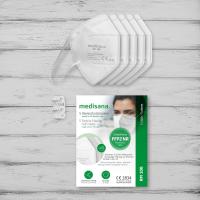 Mascarilla FFP2 Medisana RM 100 Contra el Polvo - Pack de 25 Unidades - details 1