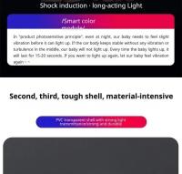 Luz LED Para Neumáticos Y Bicicletas Lámpara De Neón Universal Para Coche Iluminación Ambiente Colorida Flasheando Decoración Cubierta De Válvula - details 4