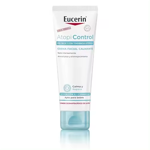 Eucerin Atopicontrol Crema Facial Hidratante para Piel Seca Atópica - 1