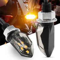 2pcs Luces De Señalización LED Para Motocicleta Universal Super Brillantes Mini Moto Amarillas Indicadores LED 12V - details 0