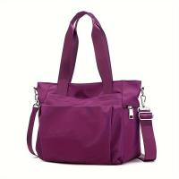 Bolso Grande Para Mujer Estilo Sencillo Y Elegante De Nailon Ligero Y Versátil Bolso De Hombro Único Bolso Casual De Mano - details 17