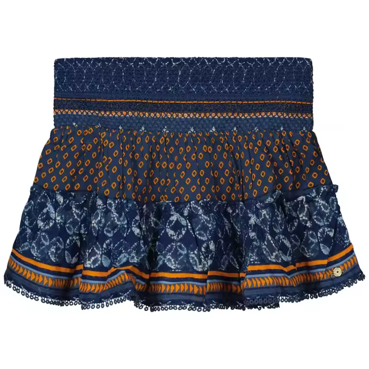 Superdry Falda Corta Printed Shirred Multicolor - 1