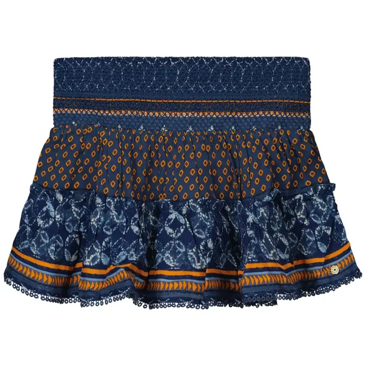 Superdry Falda Corta Printed Shirred Multicolor - 1
