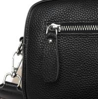 Bolso de Mano de Cuero Genuino para Mujer Color Sólida con Borlas - details 1