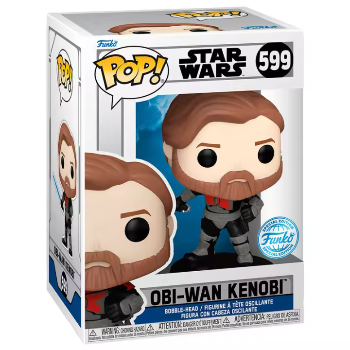 Figura Pop Star Wars Obi-Wan Kenobi Exclusive-Figura de Vinilo Coleccionable - Idea de Regalo- Mercancia Oficial - Juguetes para Niños y Adultos - Movies Fans - Muñeco para Coleccionistas y Exposición - 1