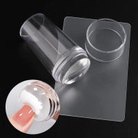 Estampador De Uñas Transparentes Con Desbaste 2pcs Cabeza De Silicona Para Impresión De Uñas Francesas Herramientas De Manicura - details 0
