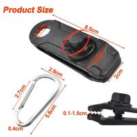 Clips De Tapa De Camping 5/10PC Grueso Y Duradero Con Agarre De Bloqueo Para Tienda De Acampar Cuerda De Bungee Para Ajustar Tensión En Automóviles Piscinas Y Toldos Accesorios Para Tienda - details 5