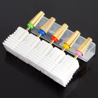 Broca De Uñas De Carburo De Titanio 5 En 1 Accesorios Para Máquina De Manicura Y Eléctrica Broca De Uñas Para Tratamiento De Uñas - details 1
