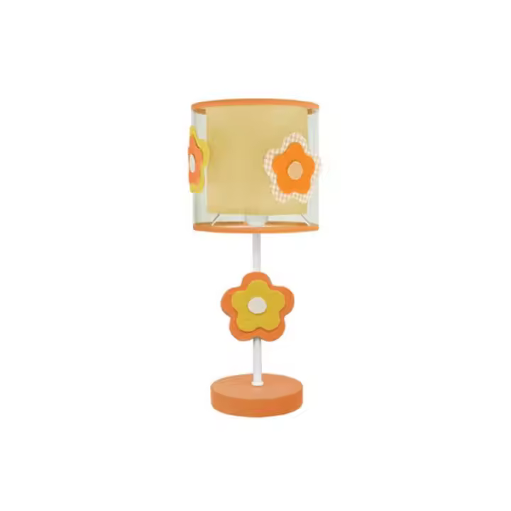 Lámpara de Mesa FABRILAMP Flor Naranja 1xe14 (35x14) - 1