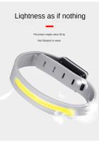 Linterna LED Recargable Para Camping Y Senderismo Luz De Trabajo Para Correr Por Noche Linterna De Llave Con Defensa - details 5