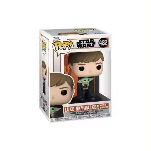 FUNKO POP STAR WAR LUKE CON GROGU STAR WARS THE MANDALORIAN 482 FUNKO POP Raíz Todos los juguetes PERSONAJES FUNKO POP - 1